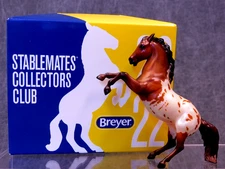 Breyer NEW * Dax * Appaloosa Fighting Stallion 2022 Club Stablemate Model Horse