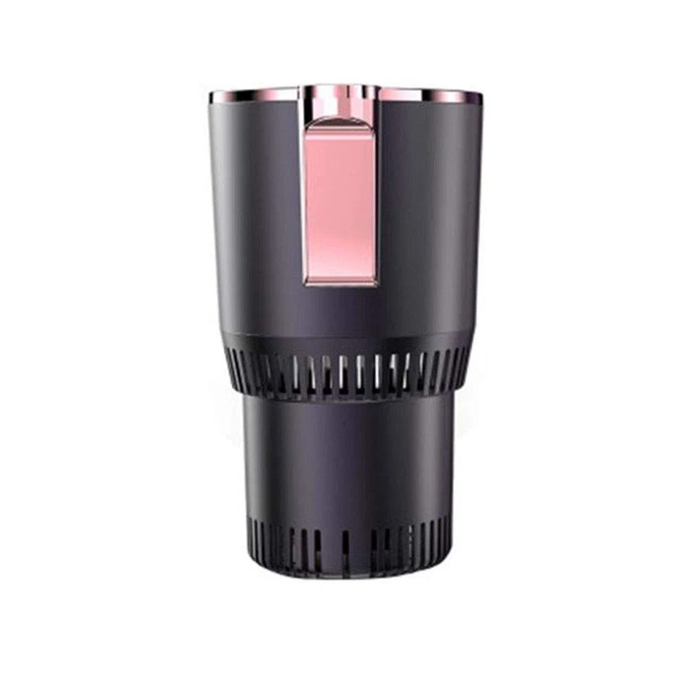 2-in-1 Smart Car Cup Warmer Cooler, Auto Cooling and Heating Mug Pink