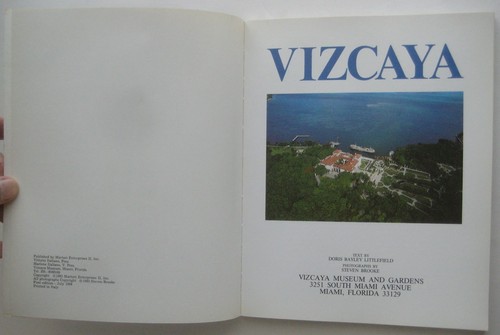 First Edition Full-Color VIZCAYA MUSEUM & GARDENS Biscayne Bay Miami Florida - Picture 2 of 9