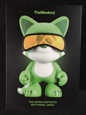The Weeknd x Superplastic Rare 10-yr Anniv. of Kiss Land Vinyl Figure Red Panda
