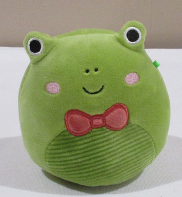 Squishmallow Tomos The Frog With Bow Tie Green Easter 4'' Plush