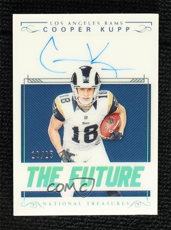 2017 Panini National Treasures The Future 19/25 Cooper Kupp Rookie RC 07x4