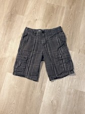 Urban Pipeline Plaid Cargo Shorts Boys Size 16 Emo Alternative Skater