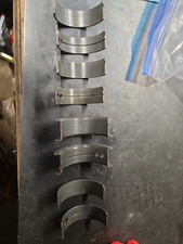 Big Block Mopar 383 400 B Engine Main Bearings 361 Mockup Never Run Set Big Block Mopar 383 400 B Engine Main Bearings 361 Mockup Never Run Set