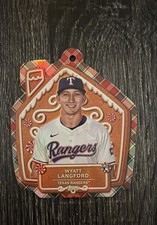2024 Topps Holiday - Oversized Ornaments Die-Cuts Wyatt Langford #MLBO-16 (RC)