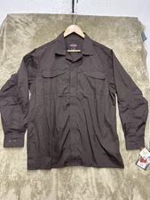 Tru-Spec 24-7 Series Ultralight Uniform Shirt L/S Brown Mens Medium NWT
