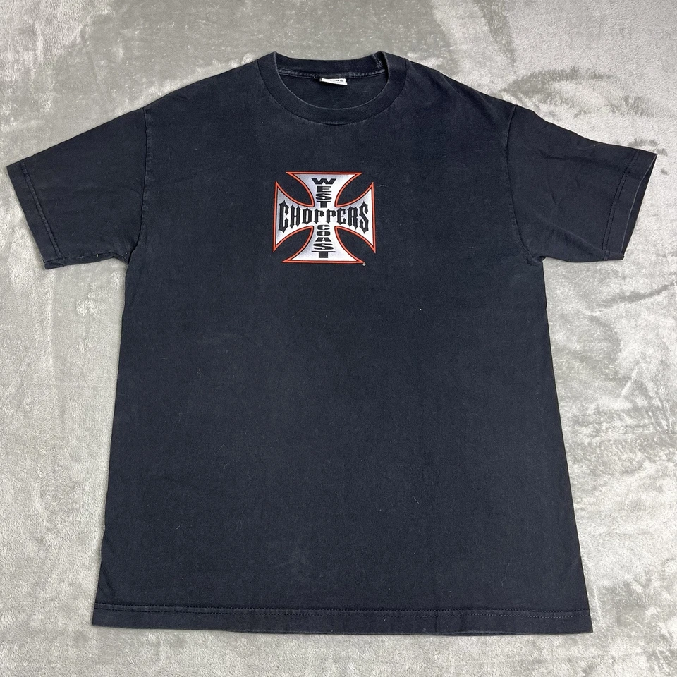 Camiseta De Colección West Coast Choppers Talla L por Jesse James Motociclista Foto 2 de 4