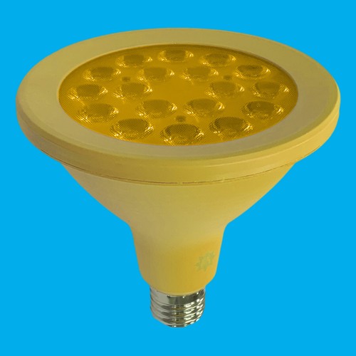3x 18W PAR38 Yellow Coloured LED Flood Reflector ES E27 Light Bulb Lamp - Picture 5 of 7