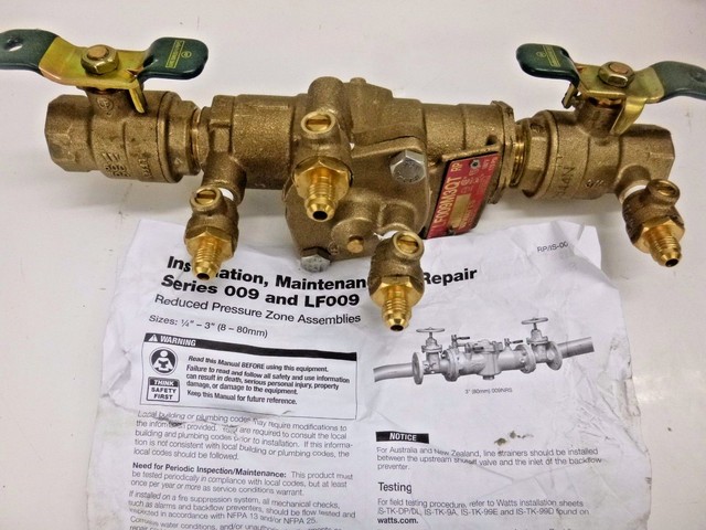 3 4 Inch Rpz Backflow Preventer www.ebay.co.uk