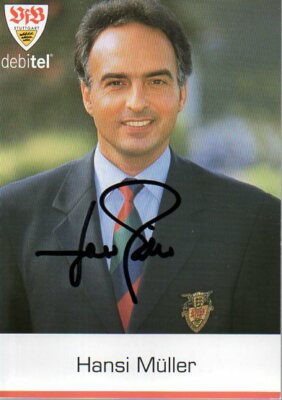 Autograph-Hansi Müller (VFB Stuttgart) 