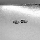 Original E.K. Faberge Monogram Genuine Silver 84 Russian Imperial Antique Russia