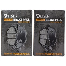 NICHE Brake Pad Set for Yamaha YZF R3 1WD-25805-00-00 Front Rear Semi-Metallic