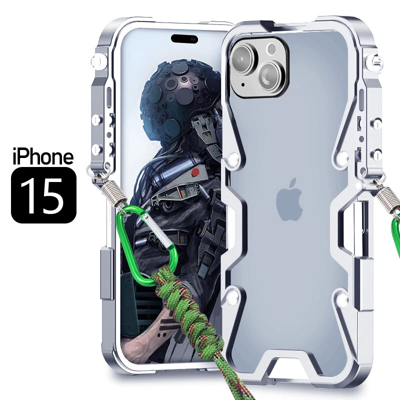 Armor Screw Metal Bumper Frame Case For iPhone 16e 17 16 15