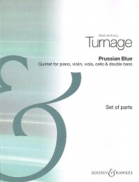TURNAGE PRUSSIAN BLUE Quintet Set of Parts - Picture 1 of 1