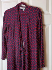 Beautiful red & navy Hobbs wrap dress size 12