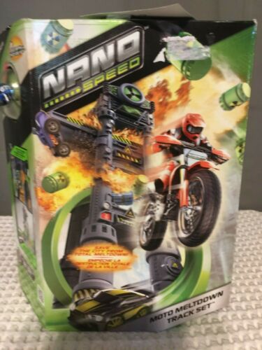 Xconcepts Nano Speed Moto Meltdown Race Track Set / Micr Super Bike NEW - Picture 4 of 6