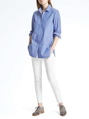 boyfriend shirt striped medium tall 