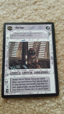 Star Wars ccg tcg Jabba's Palace Lightside RARE 'Aved Luun' by Decipher.