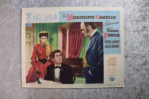 Complete Set of 8 Lobby Cards "The Mississippi Gambler" 1953 (11x14) - Picture 9 of 9