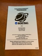2010 NCAA Tournament Regional Finals Women's Basketball Ticket Centerpiece UConn