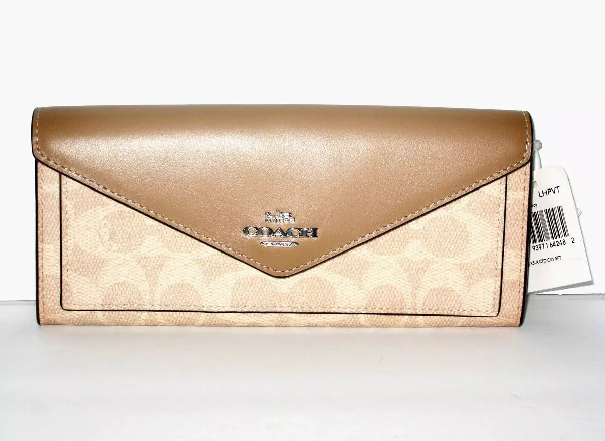 Coach Ladies Colorblock Signature Canvas Wallet 31547 B4NQ5 191202703902 -  Handbags - Jomashop