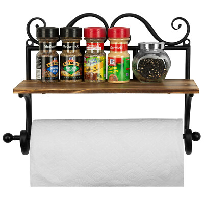 Spice Rack With Paper Towel Holder: Ultimate Kitchen Hack