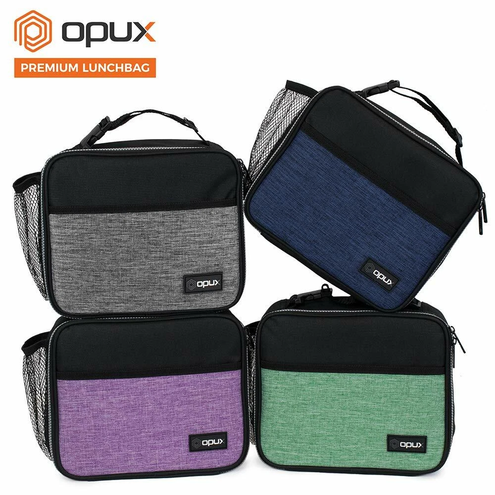 Opux Premium Insulated Lunch Bag for Adults Men Women | Soft Leakproof Lunch Box for Kids, Boys, Girls| Reusable Durable Thermal Lunch Pail for School