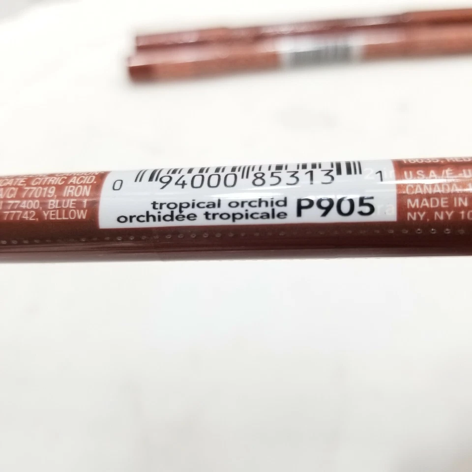 Avon Glow 2-in-1 Eye Pencil Lot of 3 #P905  TROPICAL ORCHID Purple New Sealed - Image 3 of 3