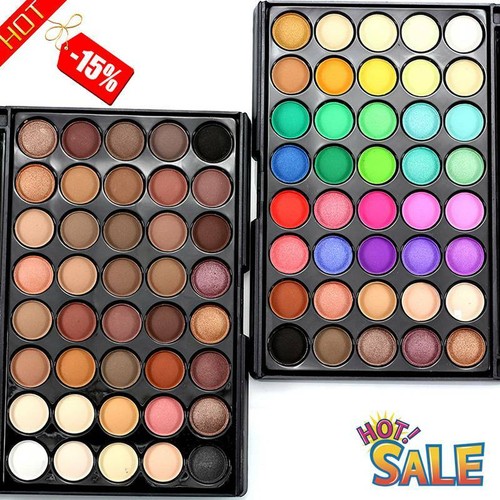 40Colors Fashion Pigment Matte Shimmer Eyeshadow Palette Eye Shadow Makeup3 - Picture 2 of 12