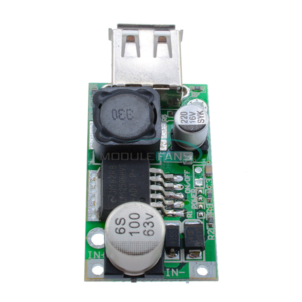 DC-DC Buck 5V LM2596HV Converter Module 9V/12V/24V/36V/48V To 5V - Foto 11