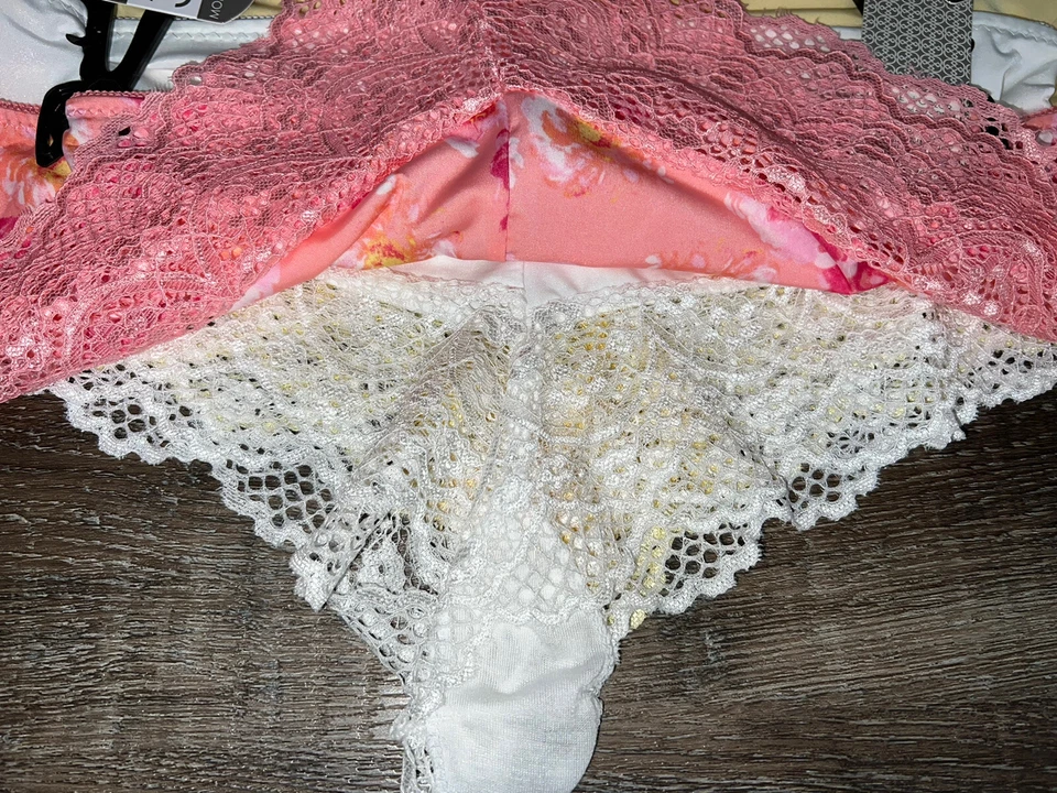 Ropa interior Daisy Fuentes para mujer Hipster ajuste perfecto bragas 3 pares de nailon (A) ~ 2X Foto 2 de 4