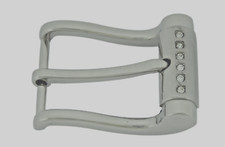 Pin Belt Buckles for Men's Fits 1.25  inch 32 mm Jeans Belt Silver Style Blinged