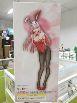 Gigsja Darling I FRANXX Zero Two Bunny Ver. 1/4 Actionfigur/animefigur/målad Karaktärsmodell/leksaksmodell/PVC/anime-samlare Artikel 43 Cm/16,9 Tum