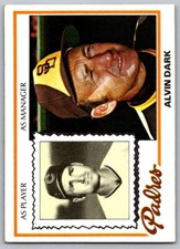 1978 Topps #467 Alvin Dark MG