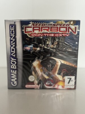 NINTENDO GAMEBOY ADVANCE GBA - NEED FOR SPEED CARBON NFS - SEALED - Italienisch