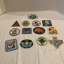 Vintage L.A.W. League Of American Wheelmen Bicycle Patches Lot Of 13