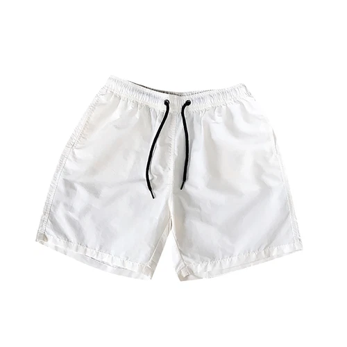 Herren Freizeit Lose Shorts Taschen Kordelzug Einfarbig Strand Basic Shorts - Bild 33 von 64