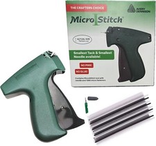 MicroStitch Tagging Gun Kit   Includes 1 Needle, 540 Black Fasteners  540 White