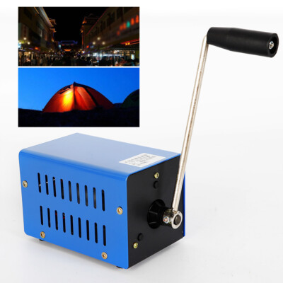 Mini Handkurbel Generator Outdoor Notfall-Ladegerät Mit USB Ladegerät Power Bank