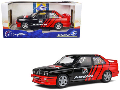 1990 BMW E30 M3 ''ADVAN DRIFT TEAM'' 1:18 DIECAST MODEL CAR SOLIDO S1801521-7A