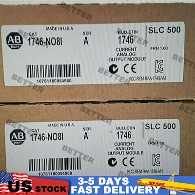 New Factory Sealed AB 1746-NO8I SER A SLC 500 Analog Current Output Module