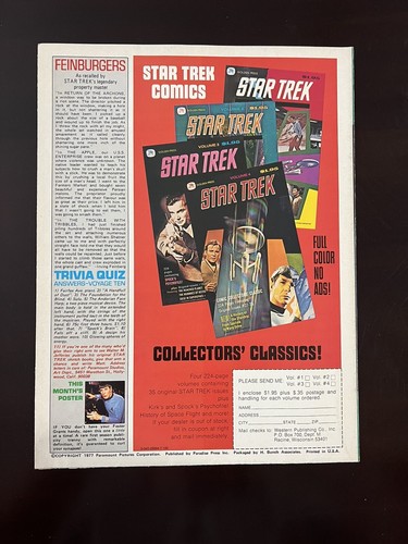 STAR TREK GIANT POSTER BOOK VOYAGE LOT OF 7 - Very Good Condition See Photos - Picture 10 of 14