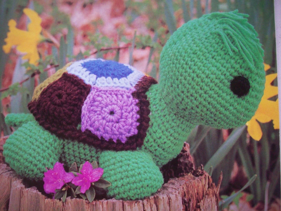 Toys to Knit & Crochet pattern puppy frog monkey mouse turtle boy girl dolls - Image 3 of 4
