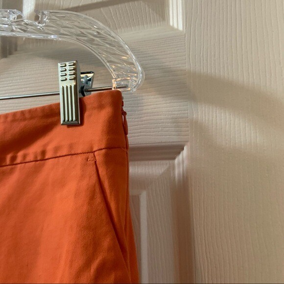 Pendleton Orange Side Zip Cropped Ankle Pants siz… - image 6