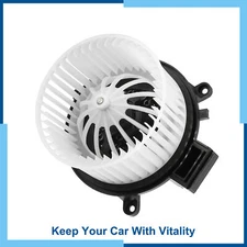 Pack (1) Heater Blower Motor Assembly with Wheel Fan Cage Rear for DODGE CARAVAN