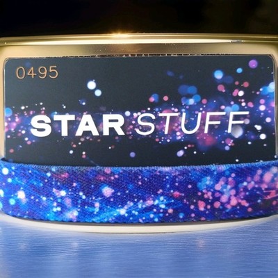 ZOX ''STAR STUFF'' Strap W/ Card. (Size Medium.)  -Silver  