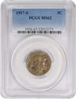 1917-S Buffalo Nickel MS62 PCGS