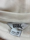 Eddie Bauer Women's Infinity Thermal Crew Ivory Long Sleeve Top NWT Sz 2XL — photo 3