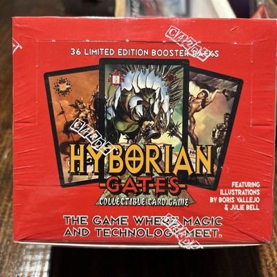 #ad VINTAGE Hyborian Gates CCG Factory Sealed 36 pack LIMITED EDITION Booster Box $15.99