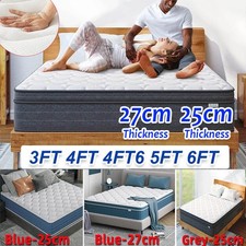 LUXURY ORTHOPAEDIC POCKET 4000 SPRUNG MATTRESS 3FT 4FT6 5FT KING SIZE